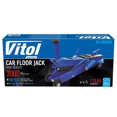 Гидравлический домкрат 3т с коробкой, подъем 150-530мм, с надставкой 20кг (DP-25025B/T83006B) Харьков - изображение 5