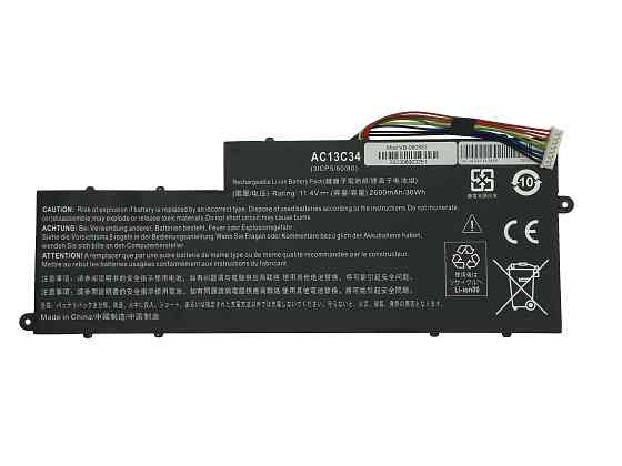 Аккумулятор для ноутбука Acer AC13C34 Aspire E3-112 11.4V Black 2600mAh OEM Вінниця