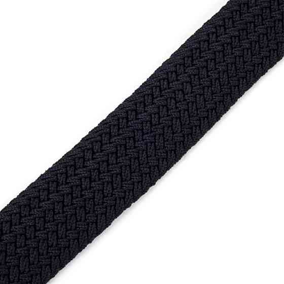 Текстильный мужской ремень классика Vintage 20526 Темно-синий Киев