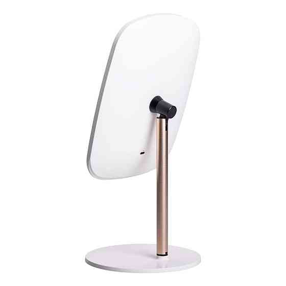 Настольное зеркало с подсветкой для макияжа белое Киев