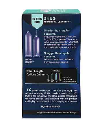 Презервативы MyONE Snug Размер 49Д, 10 шт Sex Aura Киев