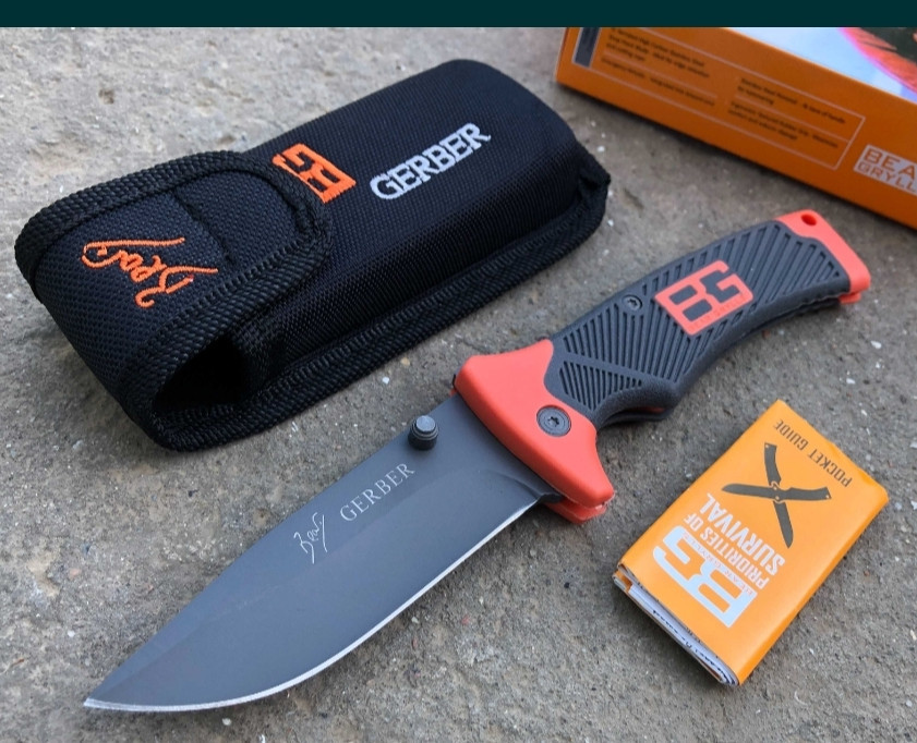 Складаний ніж: Gerber 22 см. обвідницький ніж із чохлом.Код 58 Київ - фото 2