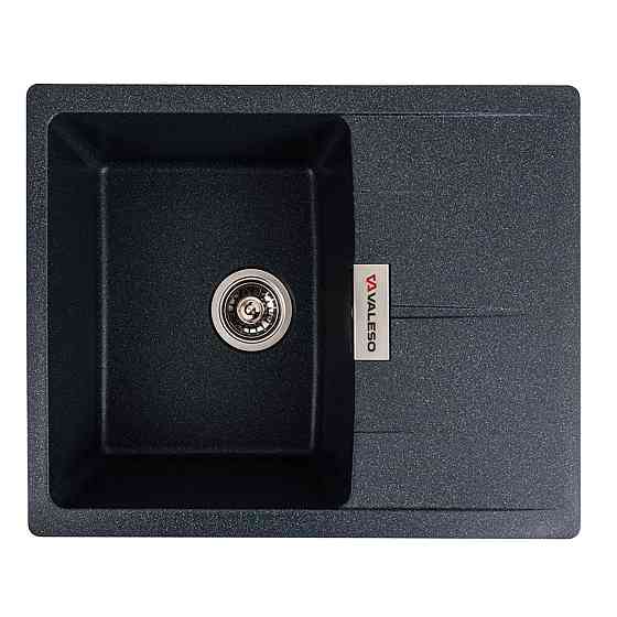 VALESO Гранітна мийка для кухні VALESO ZIRKONE 6250 матова Антрацит Киев