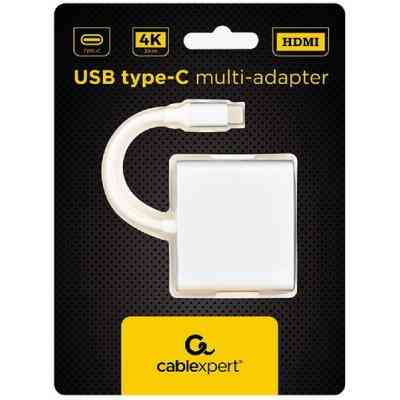 Переходник USB Type-C to HDMI Cablexpert (A-CM-HDMIF-02-SV) Винница