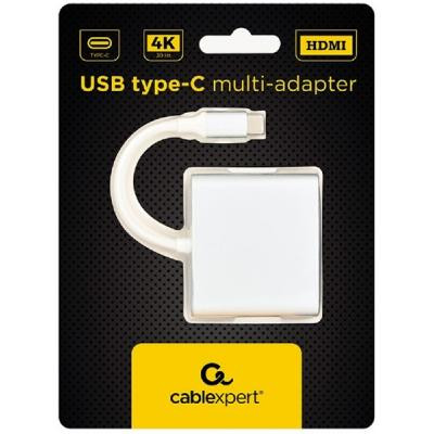 Перехідник USB Type-C to HDMI Cablexpert (A-CM-HDMIF-02-SV) Вінниця - фото 2