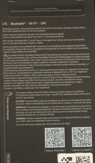 Смарт-Часи Samsung Galaxy Watch Ultra 47mm. SM- L705U Київ - фото 1