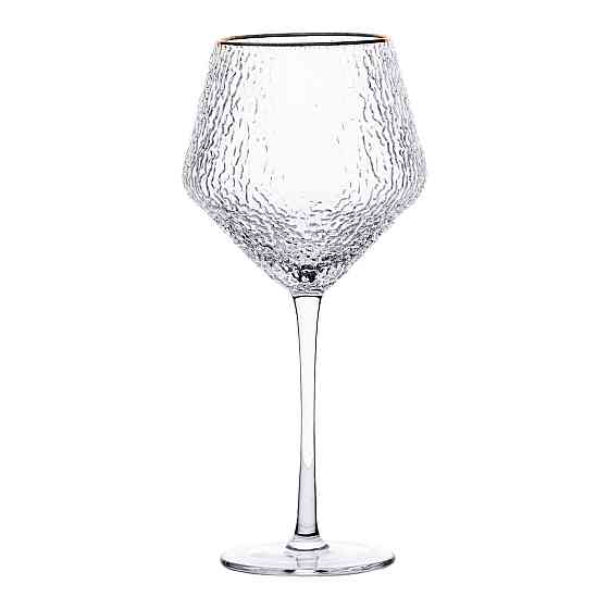 Набір фактурних бокалів для вина, 600 мл, 6 шт. Київ