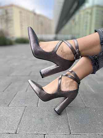 Туфлі жіночі MISSKA S694-5259 срібні (весна-осінь, еко-шкіра) (3605) 36р.37р.38р. 38 Коломия