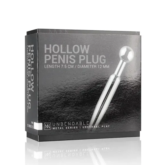 Порожнинний уретральний стимулятор Sinner Gear Unbendable – Hollow Penis Plug, довж.7,5см, діам.12мм Львів