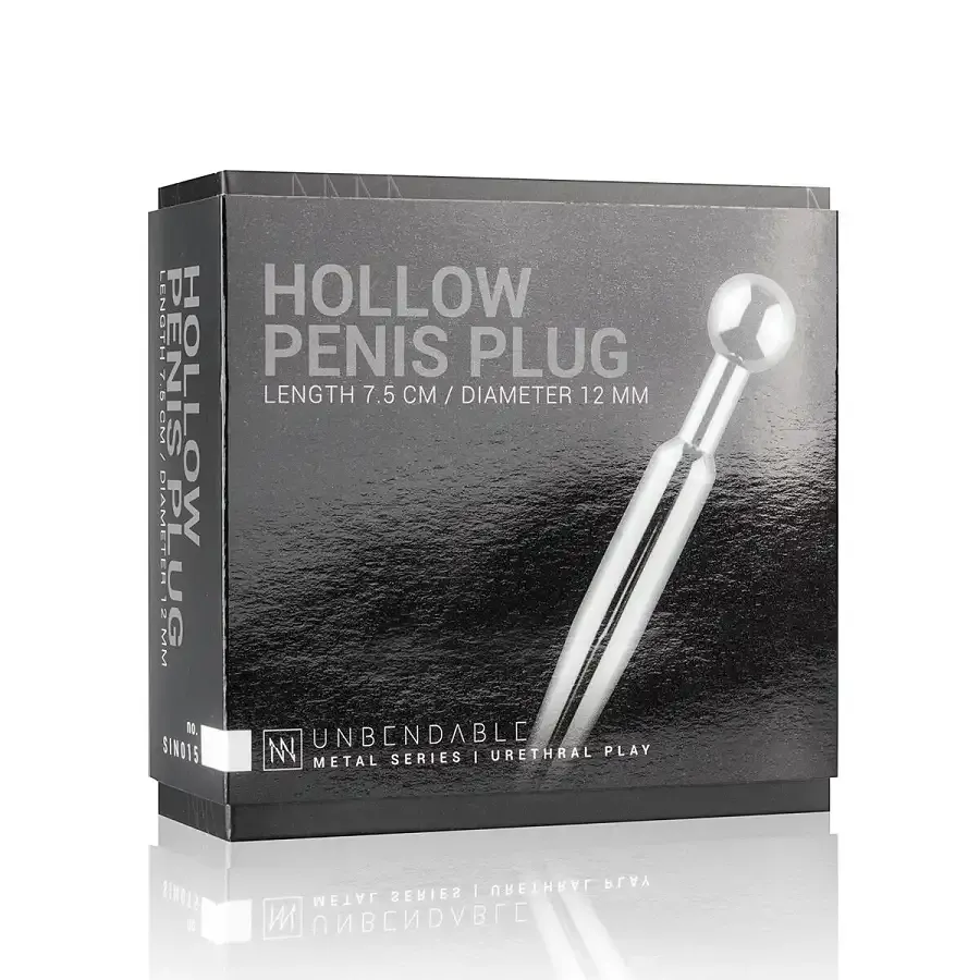 Порожнинний уретральний стимулятор Sinner Gear Unbendable – Hollow Penis Plug, довж.7,5см, діам.12мм Львов - изображение 5