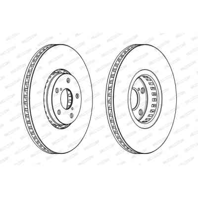 Гальмівний диск FERODO DDF1957RC-1 Вінниця