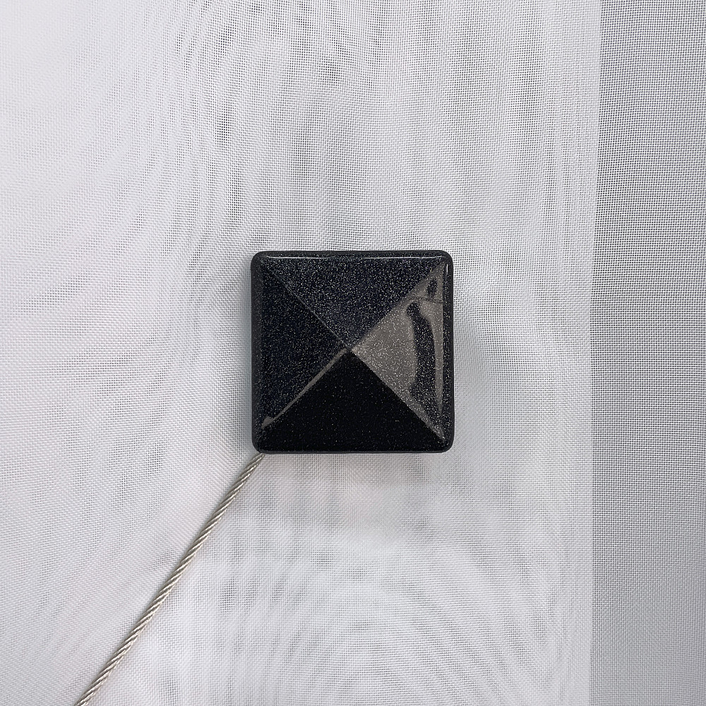 Магниты для штор и гардин Квадрат набор 2 шт Чёрный (81-133) Киев - изображение 4