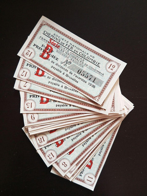 Купон облігації 1935 г Акції. (83) Полтава - фото 1