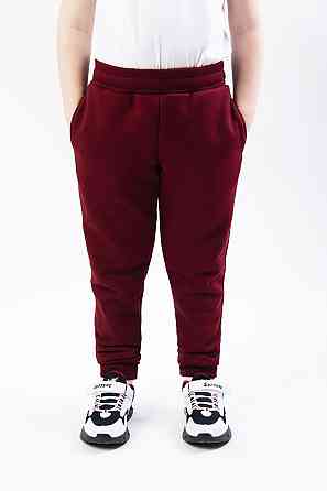 Брюки спортивные детские и подростковые, бордовые, топ Крохатушка одяг 122 Киев