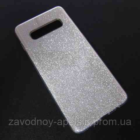 Samsung G975 S10 plus Чохол блискітки Shining (срібло) Одеса