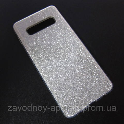 Samsung G975 S10 plus Чохол блискітки Shining (срібло) Одеса - фото 1