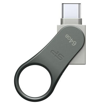USB флеш накопитель Silicon Power 64GB Mobile C80 Silver USB 3.2 (SP064GBUC3C80V1S) Винница - изображение 4