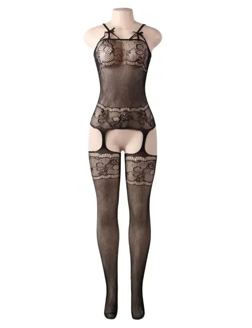 Комбинезон Fishnet Black Bodystocking, черный, XS-M Sex Aura Киев - изображение 4