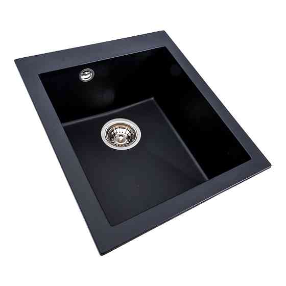 VALESO Гранітна мийка для кухні VALESO SOKIL 4150 матова Чорна Київ