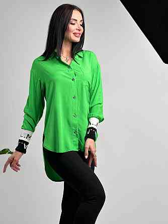 Удлиненная женская блузка 