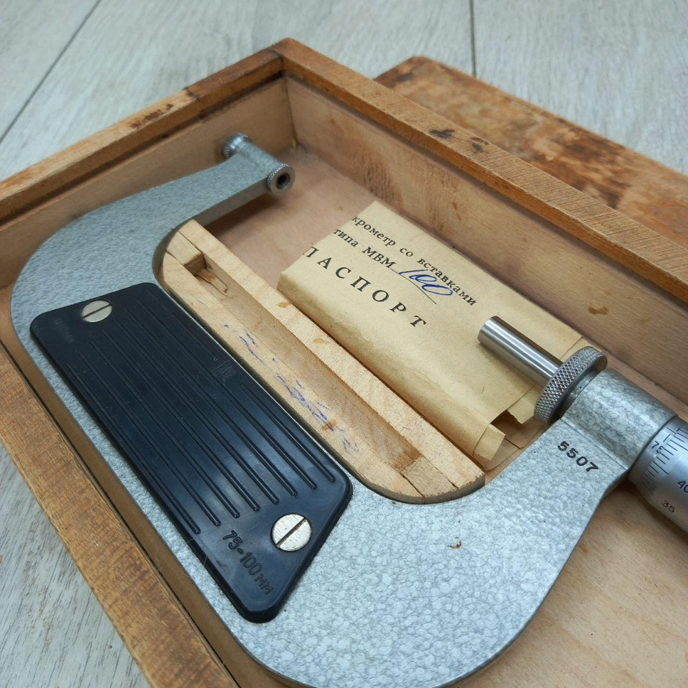 Мікрометр нарізний МВМ 75-100 КрІн Харків - фото 3