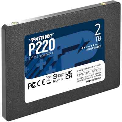 Накопитель SSD 2.5" 2TB P220 Patriot (P220S2TB25) Винница