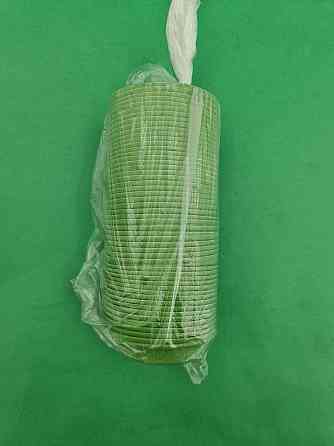 Кришка під стакан паперовий Ф90 (гар) зелена Маестро (50 шт) Харків