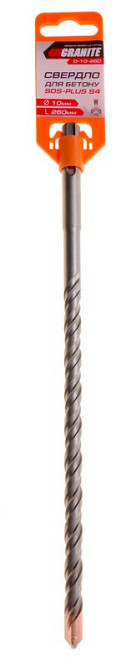 Свердло для бетону GRANITE SDS-PLUS S4 10х260 мм 0-10-260 Рівне - фото 2
