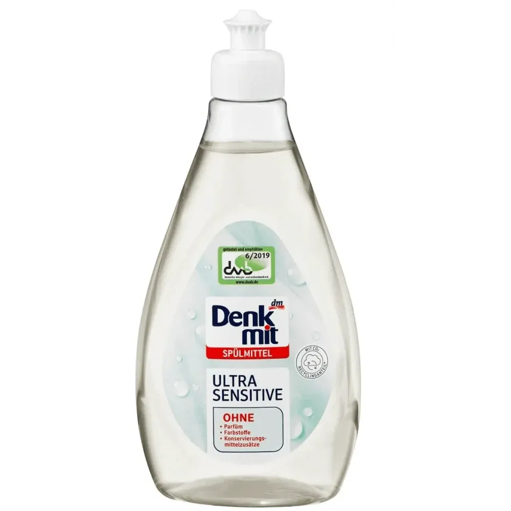 Засіб для миття дитячого посуду DenkMit Spülmittel Ultra Sensitive, 500 мл Львів - фото 1