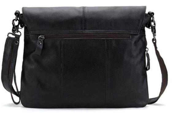 Сумка чоловіча шкіряна Чорна (Vintage) Київ - фото 4