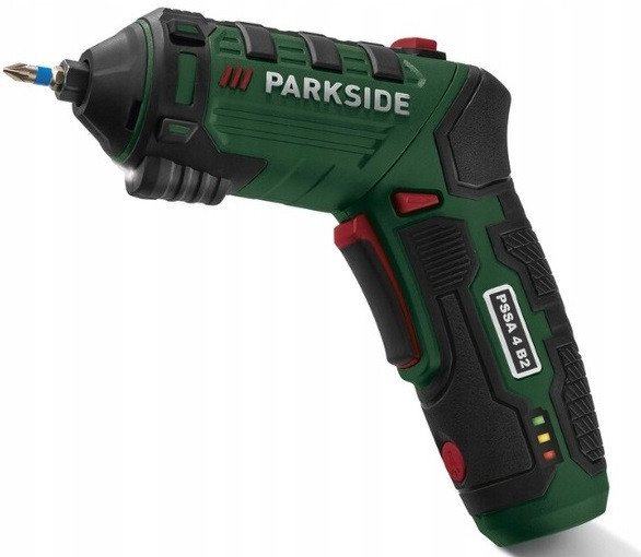 Аккумуляторная отвертка поворотная рукоять 26 бит с кейсом Parkside (PSSA 4 B2) Нововолынск - изображение 3