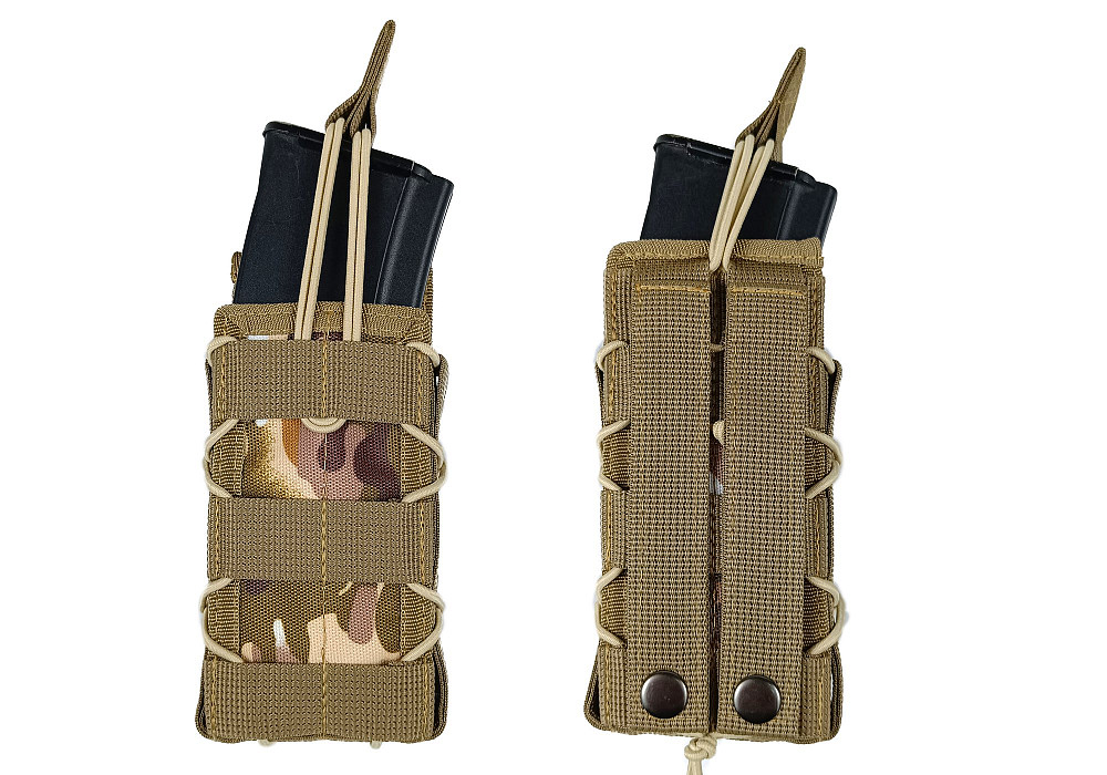 Підсумок під магазин АК/РПК одинарний відкритий Multicam Arid степовий (MOLLE, підсумок на розгрузку, жилет, РПС) Коломия - фото 3