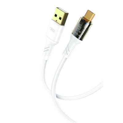 Дата кабель USB 2.0 AM to Micro 5P 1.0m 2.4A white XO (NB229-M-1-WH) Вінниця