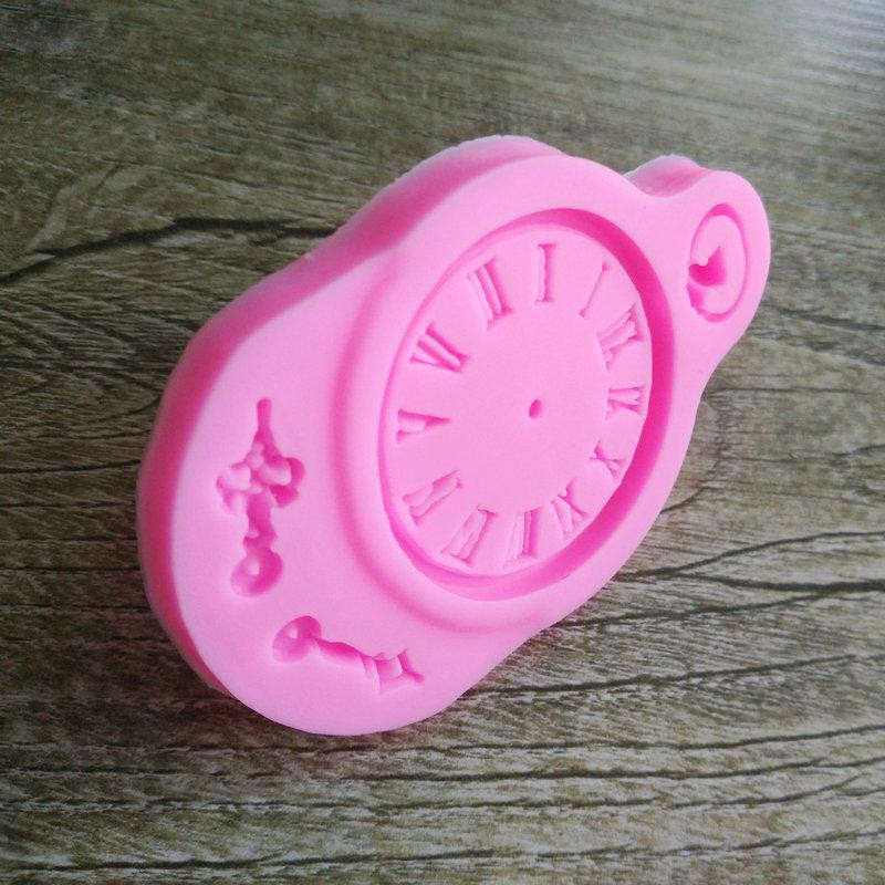 Молд кондитерский Часы 90 на 56 мм розовый Киев - изображение 8