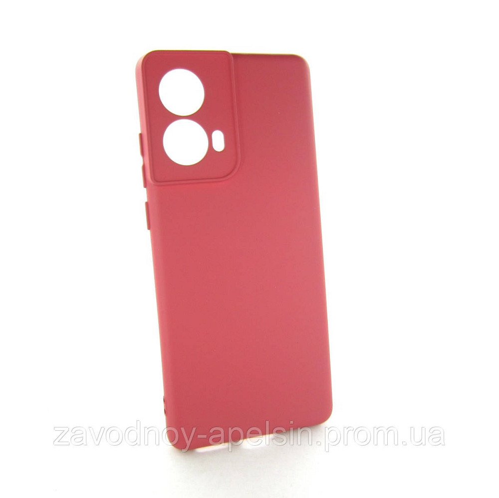 Motorola Moto G85 Силиконовый чехол Защита камеры (красный) Одесса - изображение 1