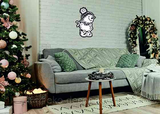 Декоративне настінне Панно «Сніговик», Декор на стену Київ