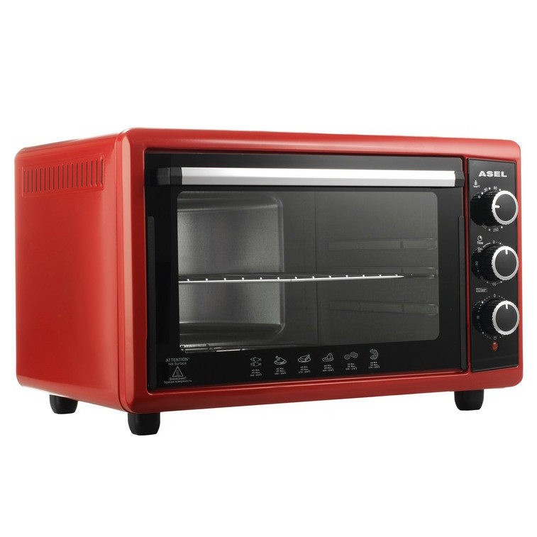 Настольный электрический гриль с таймером, Электродуховка настольная с противнем, Духовка духовой шкаф QL-72 Львов - изображение 1