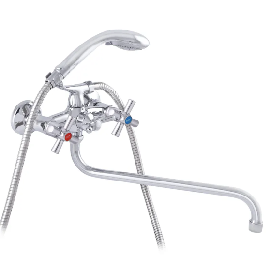 Смеситель для ванны Zerix D3Q 722 с универсальным управлением Харьков