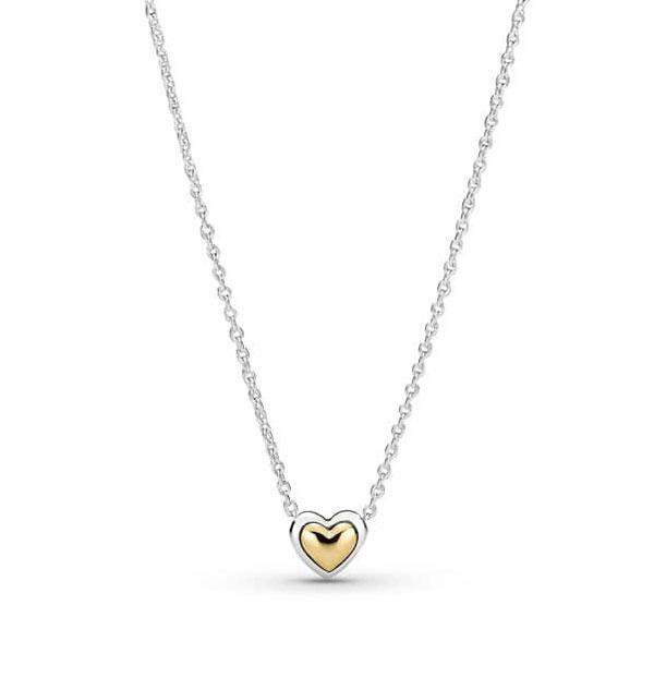 Серебряное ожерелье Pandora Золотое сердце 399399C00 Киев - изображение 1