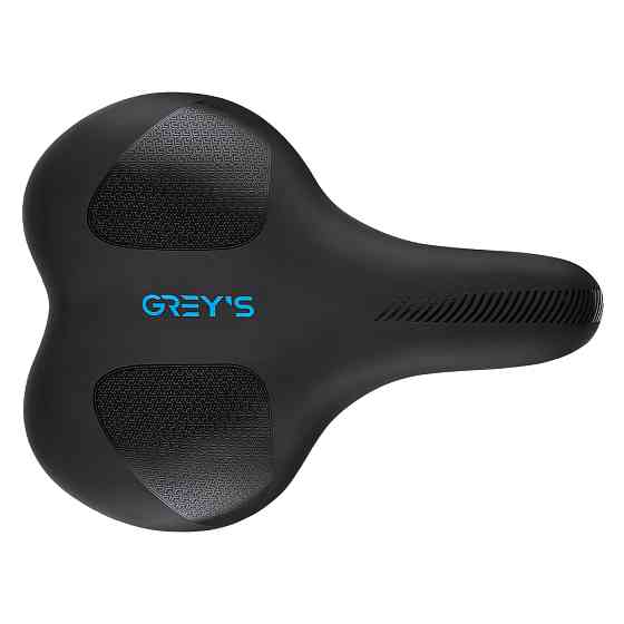 Сідло велосипедне Grey's 265мм*200мм чорне Львів