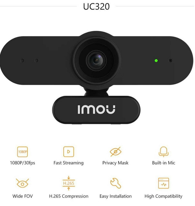 Web - Камера: Dahua Imou UC325 Webcam 1080 FHD Харьков - изображение 3