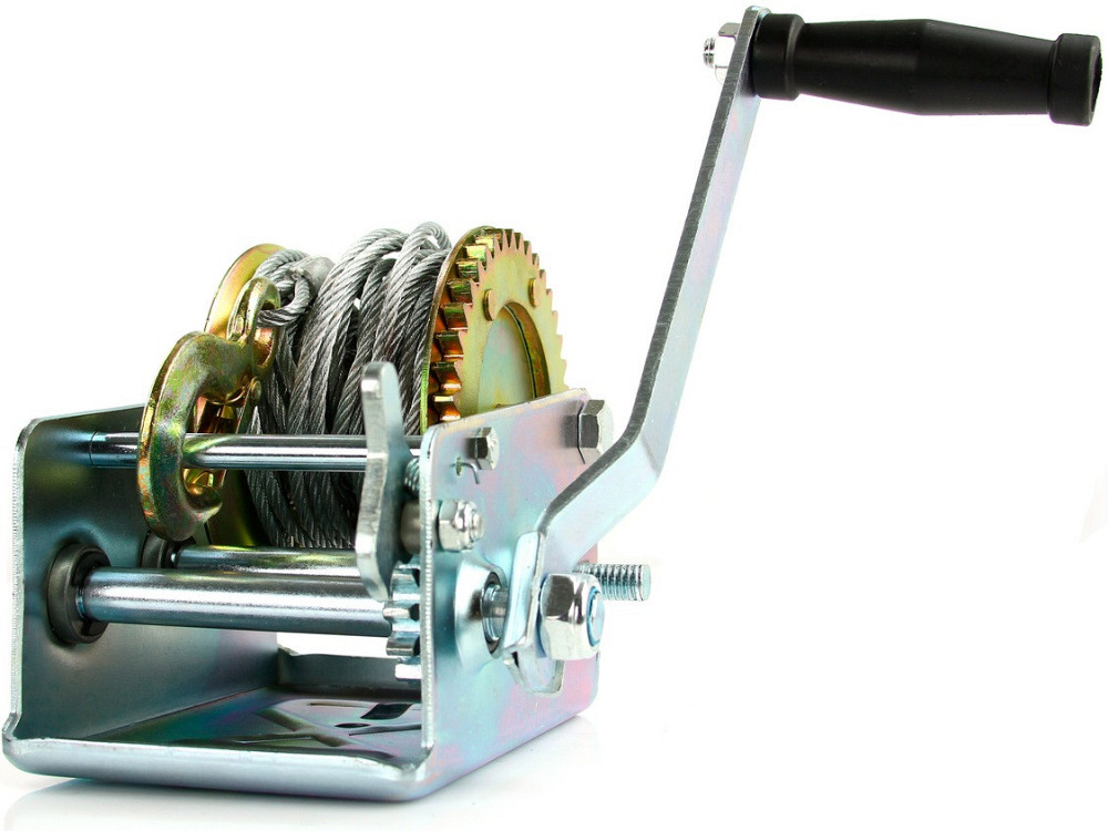 Лебедка ручная барабанная трос 10 метров ,прочность 1136 кг Mar-Pol (M80734) Нововолынск - изображение 4