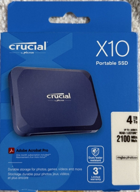 Нові Crucial X10 PRO 4TB 2TB. Київ - фото 1