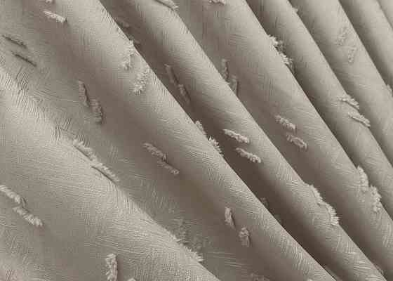 Комплект штор VR-Textil Льон Букле № 1887ш Бежевий 200х290 см 2 шт (32-246) Київ