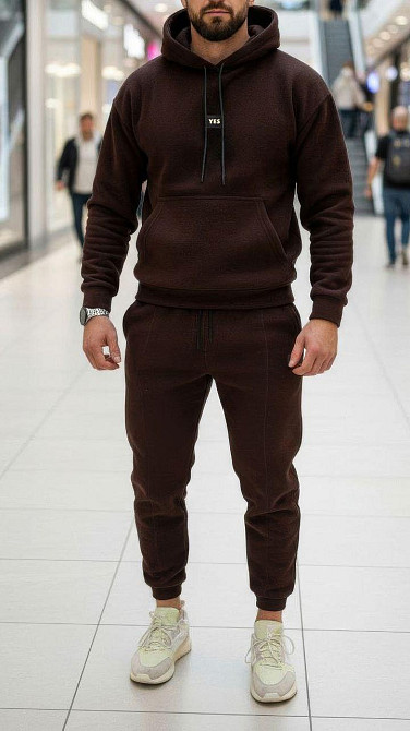 Теплий чоловічий костюм з капюшоном Одеса - фото 1