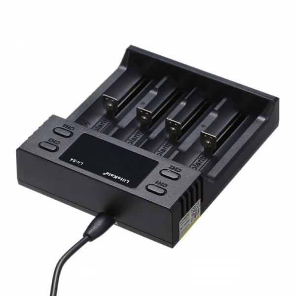 Зарядний пристрій LiitoKala Lii-S4, 4x(Lion/LiFePO4/NiMH/NiCd), Auto Polarity, Display (Lii-S4) Київ - фото 4