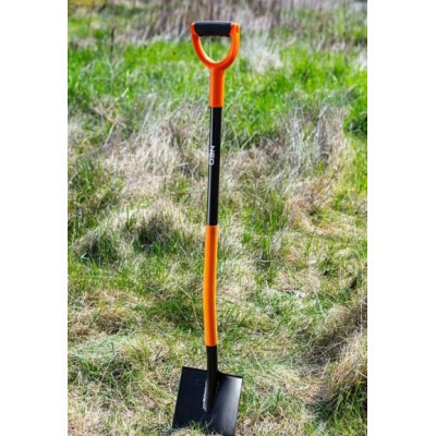 Лопата Neo Tools штикова пряма, руків'я металеве D-подібне, 125см, 2.12кг (95-007) Вінниця - фото 2