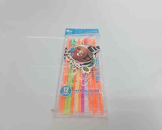 Соломка-трубочка "Фрукти" d6-260мм люминесц (12)*500 (1 шт) Харків