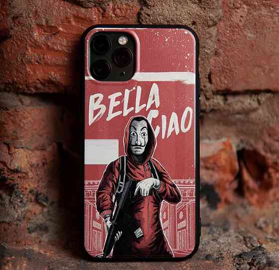 Премиум чехлы на Iphone ,Xiaomi , MEIZU ,HUAWEI и Samsung BELLA CIAO \ БУМАЖНЫЙ ДОМ Черновцы