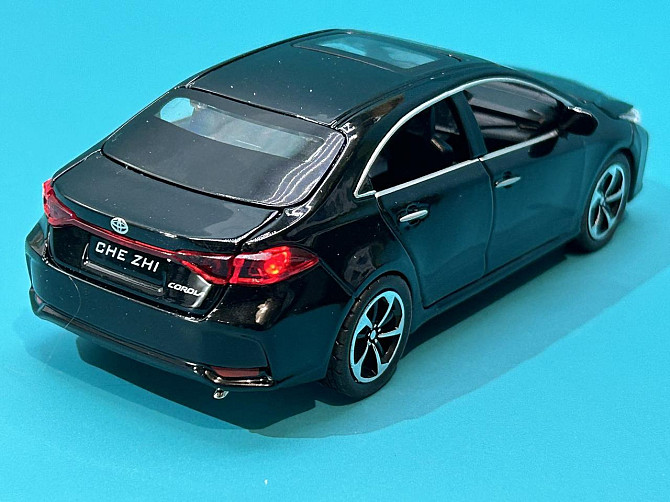 Машинка металева Авто Експерт Toyota Corolla 1:32 метал світло/звук Чорна (GT-6258) Чернігів - фото 6